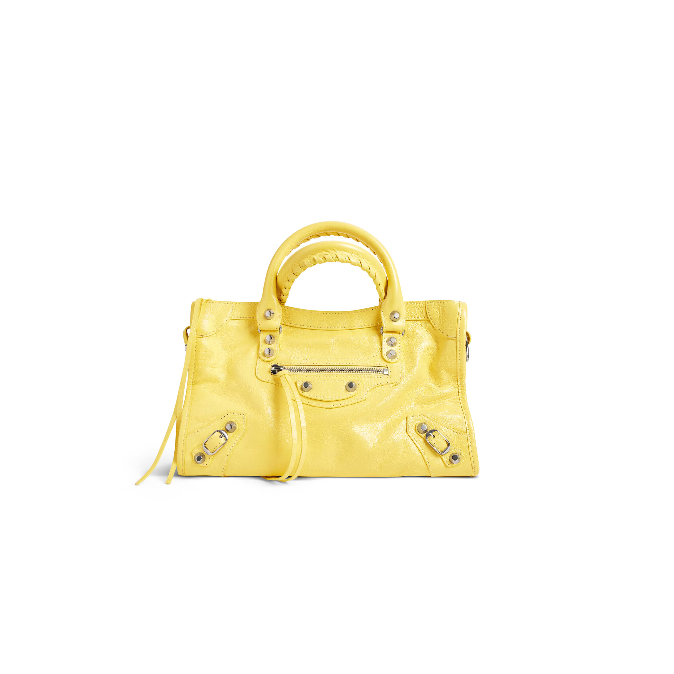 Ba*len*cia*ga women''s le city bag small in citrus 8114422aa9s3504 (29.9*19.1*9.9cm)